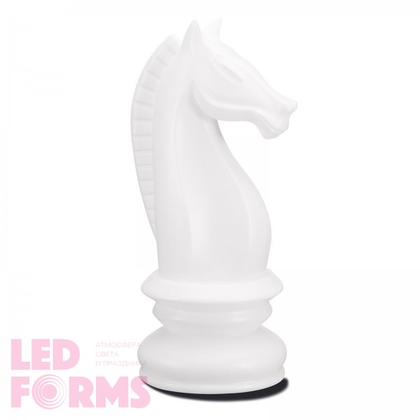 Светящаяся шахматная фигура Конь LED CHESS с разноцветной RGB подсветкой и пультом ДУ IP68 — Купить в интернет-магазине LED Form