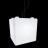 Подвесной светильник куб LED CUBE Premium 40 см светодиодный белый IP65