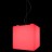 Подвесной светильник куб GLOW CUBE 30 см. разноцветный RGB с пультом ДУ IP65 — Купить в интернет-магазине LED Forms