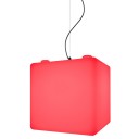 Подвесной светильник куб GLOW CUBE 40 см. разноцветный RGB с пультом ДУ IP65 — Купить в интернет-магазине LED Forms