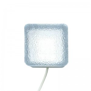 Светодиодная брусчатка LED LUMBRUS 50x50x40 мм. белая IP68