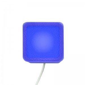 Светодиодная брусчатка LED LUMBRUS 50x50x40 мм. синяя IP68