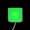 Светодиодная брусчатка LED LUMBRUS 50x50x40 мм зелёная IP68