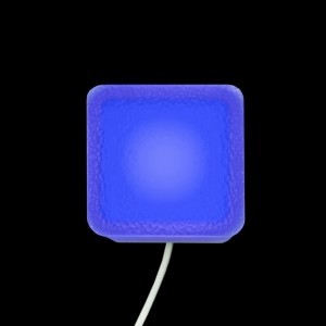 Светодиодная брусчатка LED LUMBRUS 50x50x60 мм синяя IP68