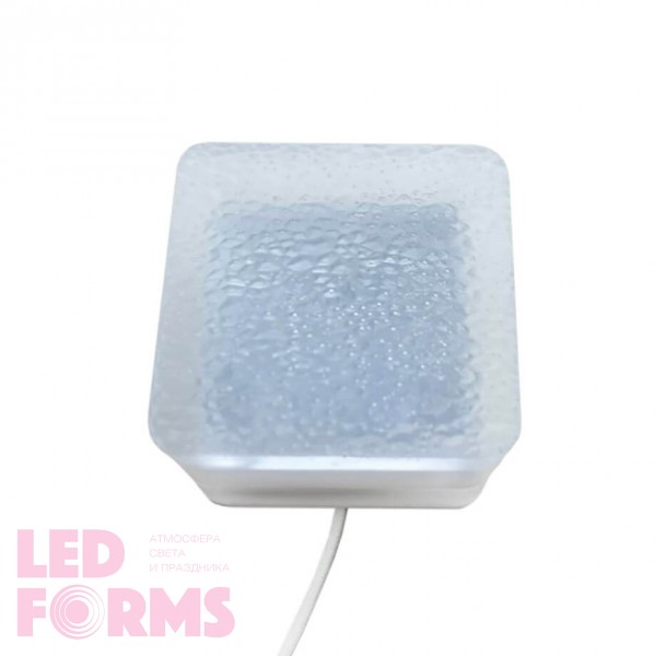 Светодиодная брусчатка LED LUMBRUS 50x50x60 мм разноцветная RGB IP68