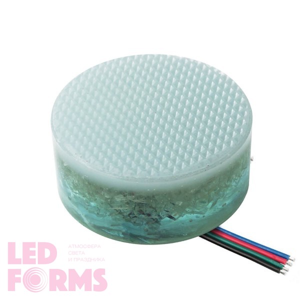 Грунтовый светильник LED LUMBRUS Spot 100x40 мм разноцветный RGB IP68