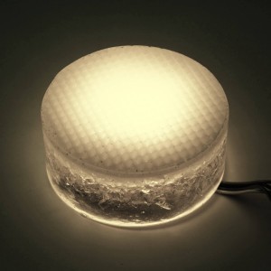 Грунтовый светильник LED LUMBRUS Spot 100x60 мм одноцветный белый IP68