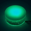 Грунтовый светильник LED LUMBRUS Spot 100x60 мм одноцветный зелёный IP68
