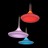 Подвесной светильник LED SUNRISE-1 разноцветный RGB с пультом ДУ IP65