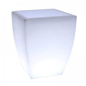 Светящееся кашпо для цветов LED LINEA-1 c белой светодиодной подсветкой IP65 220V — Купить в интернет-магазине LED Forms