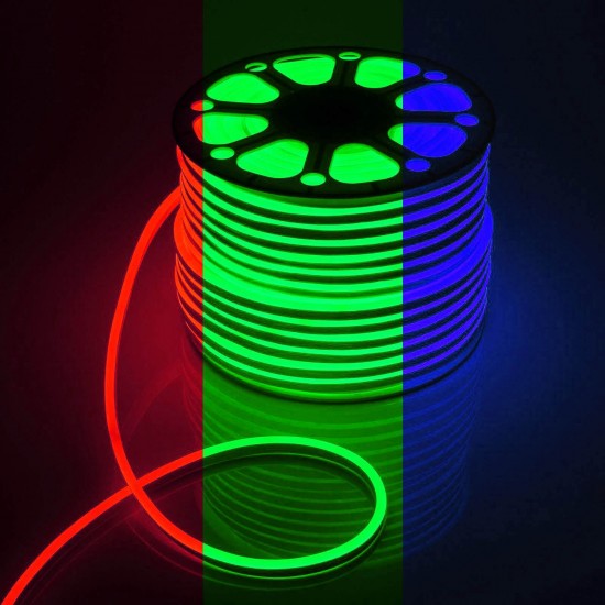 Гибкий неон LED NEON Mini 8x16 мм с разноцветной RGB подсветкой IP67 12V