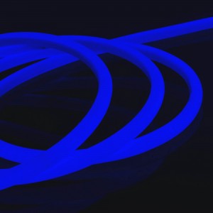 Гибкий неон LED NEON Flex 14 мм. с синей подсветкой IP67 220V — Купить в интернет-магазине LED Forms