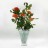 Светильник Светодиодные цветы LED DREAM — красные розы с синей подсветкой вазы
