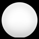 Световой шар с ландшафтным креплением LED BALL Exterior+ 90 см белый IP65 220V
