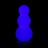 Настольная лампа Снеговик LED SNOWMAN с разноцветной RGB подсветкой и пультом ДУ IP65 220V — Купить в интернет-магазине LED Form