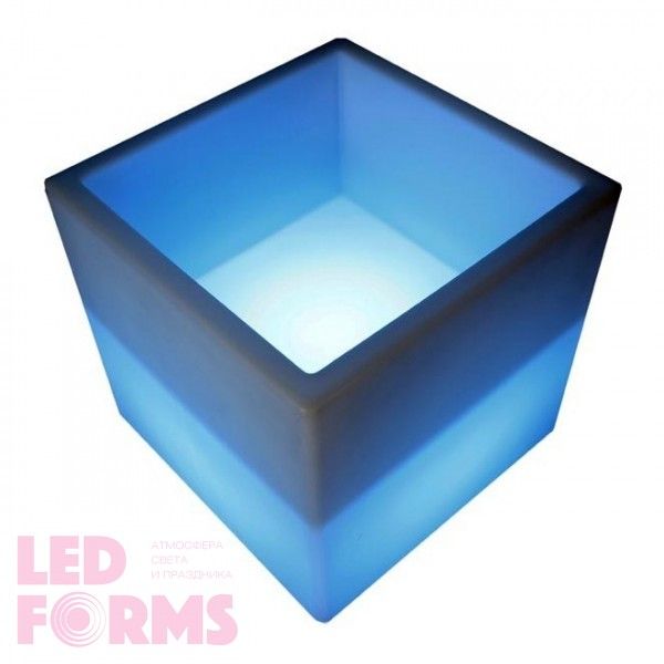 Блок светящийся с нишей LED Block, 40 см., разноцветный RGB, с аккумулятором — Купить в интернет-магазине LED Forms