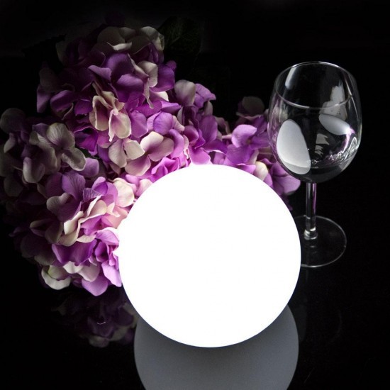 Светильник шар LED JELLYMOON 15 см. разноцветный RGB с пультом ДУ IP65 220V — Купить в интернет-магазине LED Forms