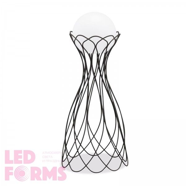 Подставка для светильника ШАР 35 см. из плетёного металла с порошковым напылением — Купить в интернет-магазине LED Forms