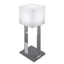 Светодиодный куб LED CUBE 30 см. на стойке из хромированного металла