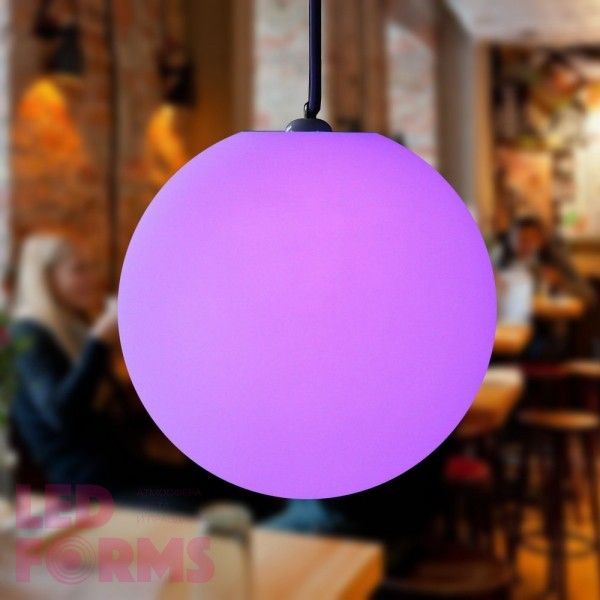 Подвесной светильник шар LED BALL Premium 50 см разноцветный RGB с пультом ДУ IP65