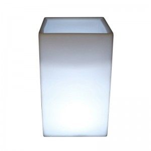 Светящееся кашпо для цветов LED BORA-3 c белой светодиодной подсветкой IP65 220V — Купить в интернет-магазине LED Forms
