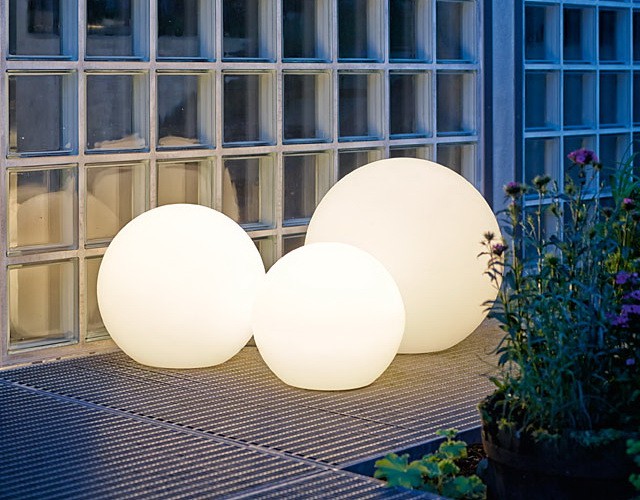 Светодиодный LED шар 30 см. - интерьерный светильник для подоконника или на стол