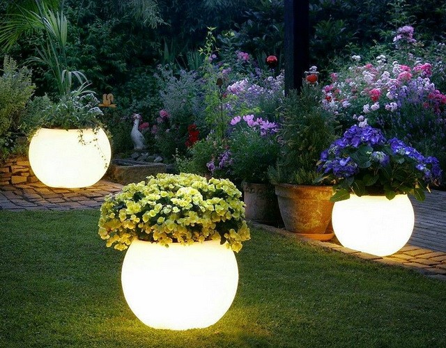 Купить круглые светящиеся вазоны и кашпо с подсветкой в интернет-магазине ✨ LED Forms