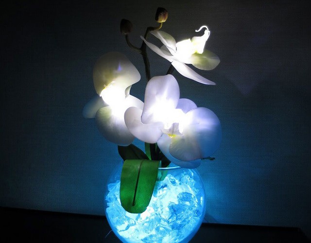 Купить светильник ночник Орхидея в стеклянном шаре в интернет-магазине ✨ LED Forms