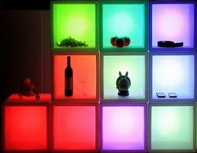 Купить светящиеся кубы витрины с нишей для подарков в интернет-магазине ✨ LED Forms