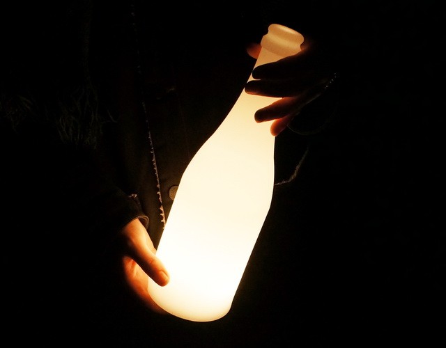 Купить беспроводную настольную лампу в форме бутылки в интернет-магазине ✨ LED Forms