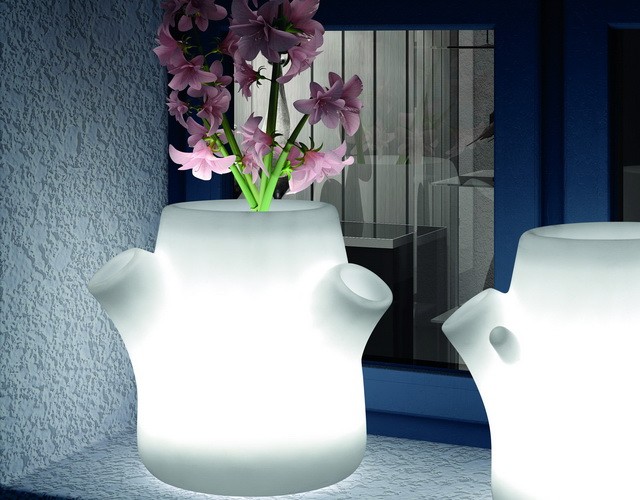 Купить дизайнерский горшок для цветов с LED подсветкой в интернет-магазине ✨ LED Forms