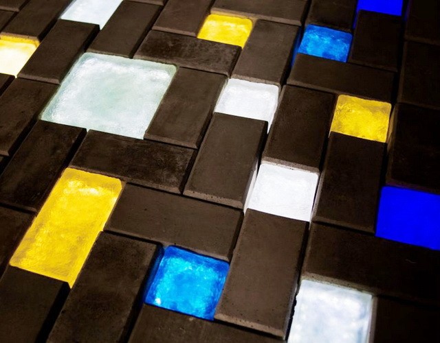 Купить светящуюся тротуарную брусчатку с разноцветной лед подсветкой ✨ LED Forms