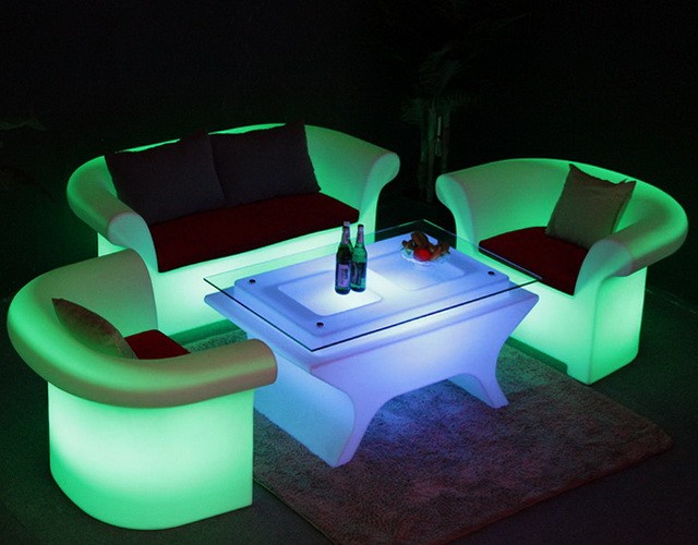 Купить светящиеся кресла и светодиодную мебель с разноцветной RGB подсветкой ✨ LED Forms