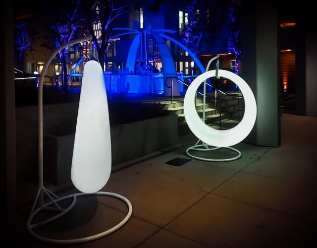 Купить светящиеся LED качели Ring с белой светодиодной подсветкой в интернет-магазине ✨ LED Forms
