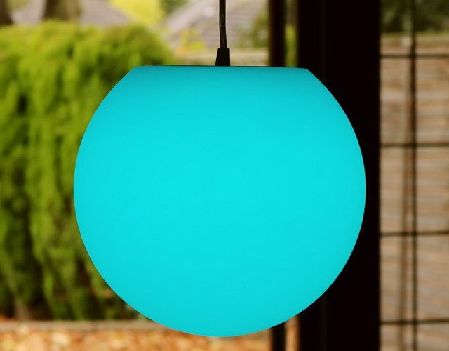 Купить подвесную люстру в форме шара с разноцветной RGB подсветкой в интернет-магазине ✨ LED Forms