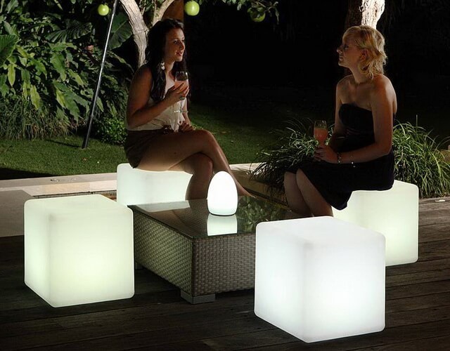 Купить световые LED кубы 60 см для веранды, террасы или улицы в интернет-магазине ✨ LED Forms